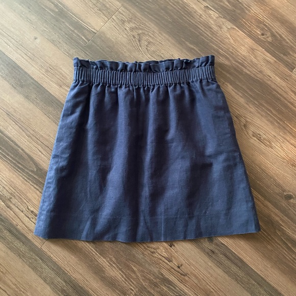J. Crew Ruffle Waist Skirt with Pockets - Picture 1 of 4